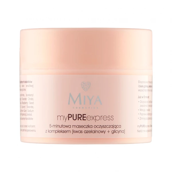 Кремовая очищающая маска для лица Miya Cosmetics 5-Minute 50 мл ЕС