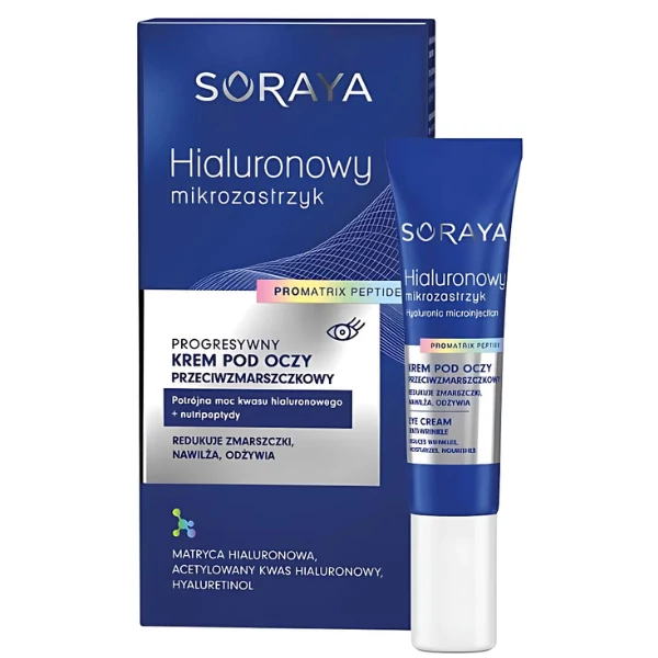 Крем для кожи вокруг глаз Soraya ProMatrix Peptide Антивозрастной 15 мл ЕС