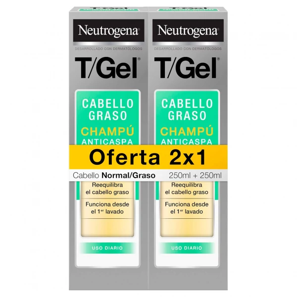 Шампунь Neutrogena T/Gel 2x250 мл ЕС