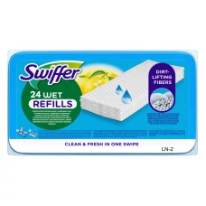 Влажные салфетки для пола Swiffer Wet Reffils 24 шт для швабры ЕС