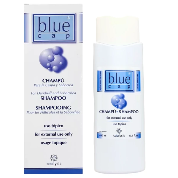Шампунь Blue Cap для кожи головы против перхоти и жирности 400 мл ЕС