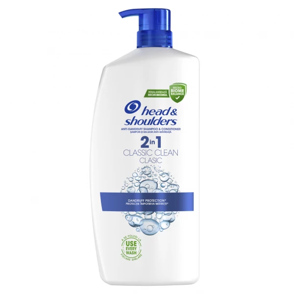 Шампунь Head &amp; Shoulders Classic Clean 2 в 1 с дозатором 800 мл ЕС