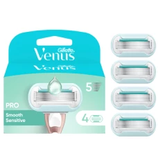 Сменные кассеты (лезвия) Gillette Venus Pro Smooth Sensitive 4 шт ЕС