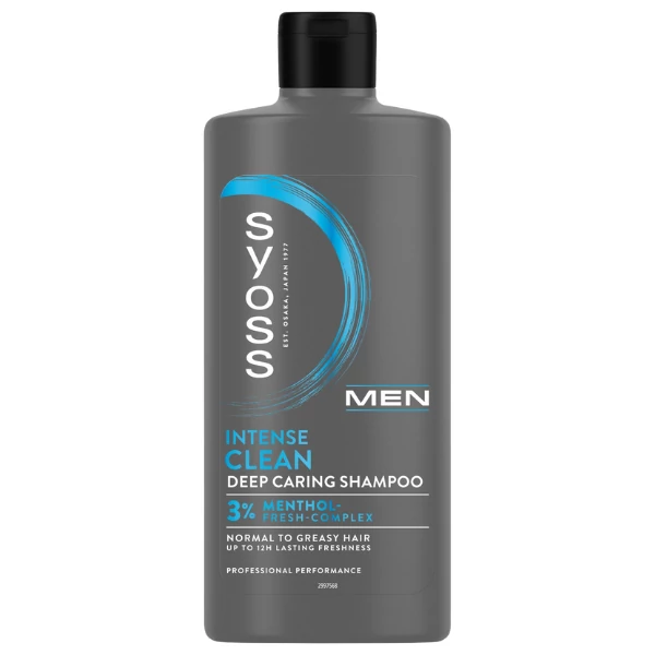Шампунь Syoss Men Intense Clean 440 мл ЕС