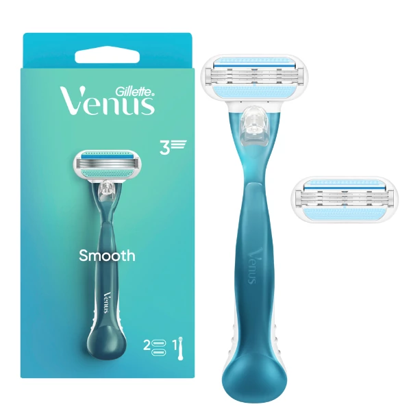 Бритва Gillette Venus Smooth с 2 сменными лезвиями ЕС