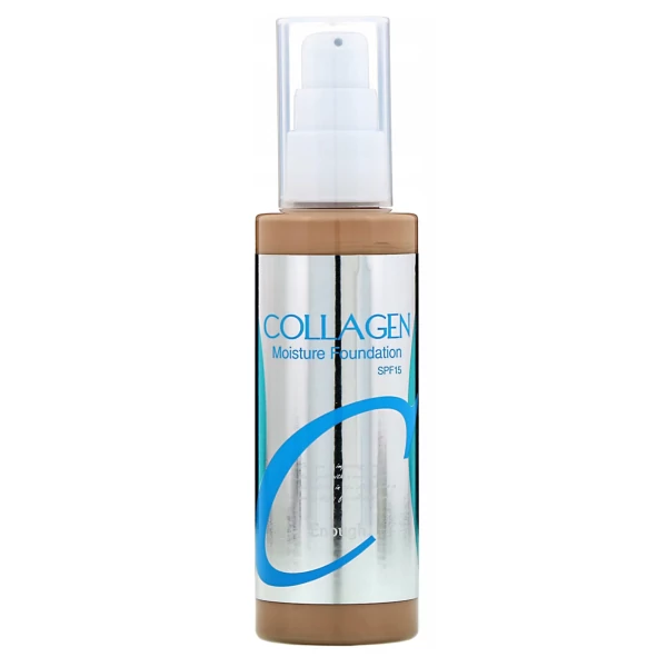 Увлажняющая тональная основа Enough Collagen Moisture Foundation SPF 15 #21 с коллагеном 100 мл ЕС