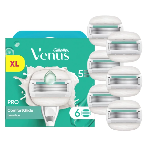Сменные кассеты (лезвия) Gillette Venus Pro ComfortGlide 6 шт ЕС
