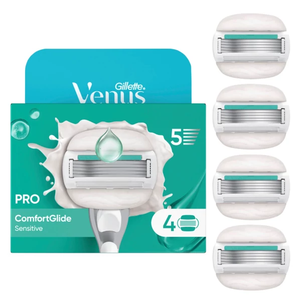 Сменные кассеты (лезвия) Gillette Venus Pro ComfortGlide 4 шт ЕС
