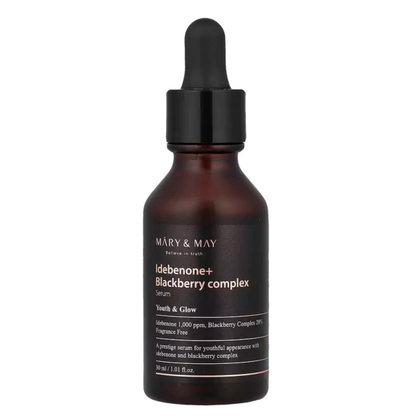 Сыворотка для лица Mary &amp; May Idebenone + Blackberry Complex Serum Разглаживающая 30 мл ЕС