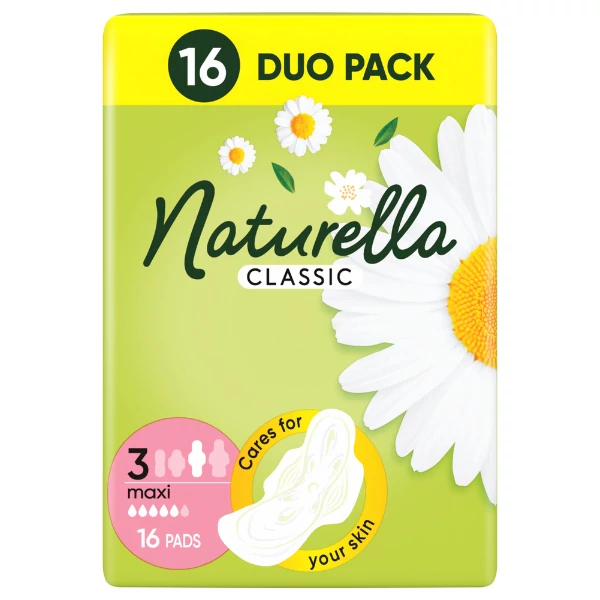 Прокладки Naturella Classic двойная упаковка 3 Maxi 16 шт ЕС