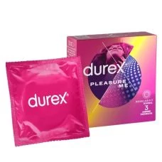 Презервативы Durex Pleasure Me с рельефной поверхностью и выпуклостями 3 шт ЕС