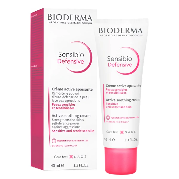 Крем для лица Bioderma Sensibio Defensive успокаивающий и укрепляющий кожу 40 мл ЕС