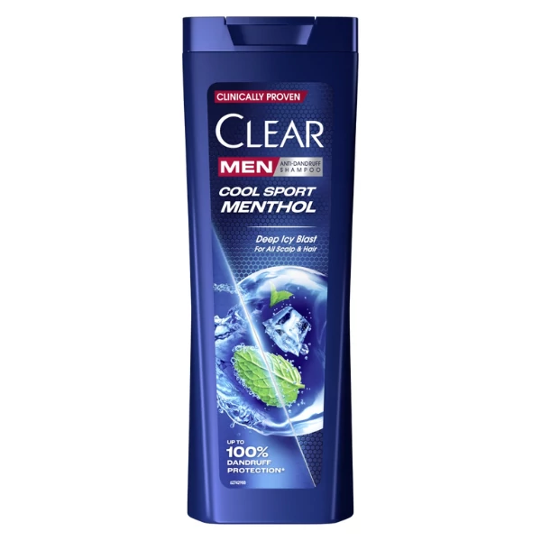 Шампунь Clear Men Cool Sport Menthol против перхоти 360 мл ЕС