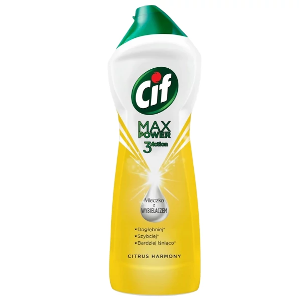 Отбеливающее молочко Cif Max Power 3 Action Citrus Harmony 1001 г ЕС