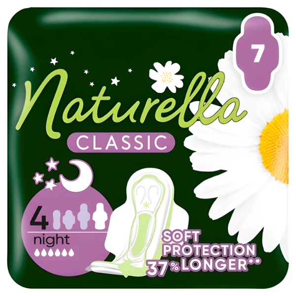 Прокладки Naturella Classic 4 Night 7 шт ЕС