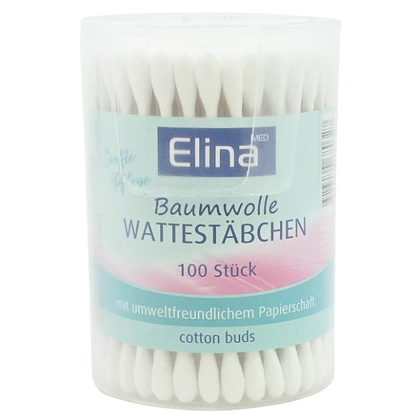Ватные палочки Elina 100 шт ЕС