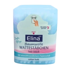 Ватные палочки Elina 160 шт ЕС