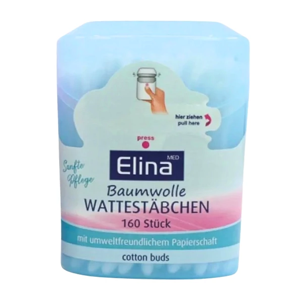 Ватные палочки Elina 160 шт ЕС