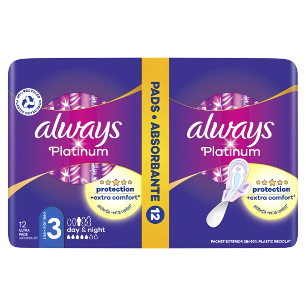 Прокладки Always Platinum Super Extra 3 12 шт ЕС