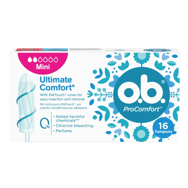 Тампоны O.B. ProComfort Mini Ultimate Comfort 16 шт ЕС