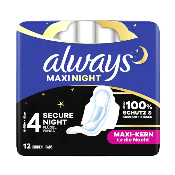 Гигиенические прокладки Always Maxi Night 12 шт ЕС