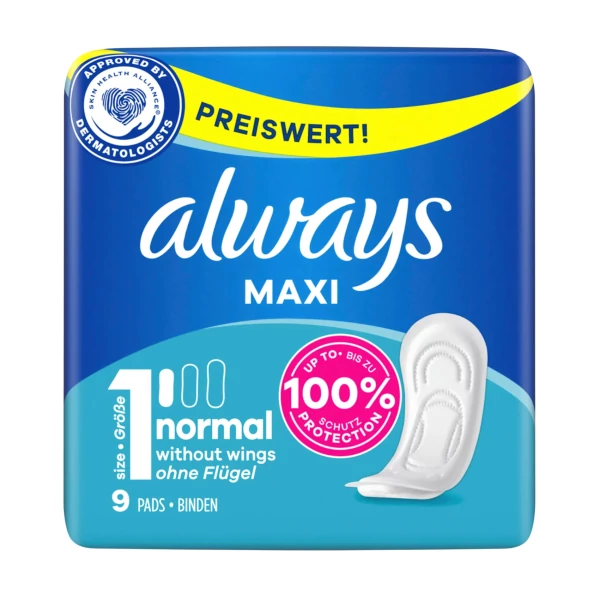 Гигиенические прокладки Always Maxi Normal 9 шт ЕС
