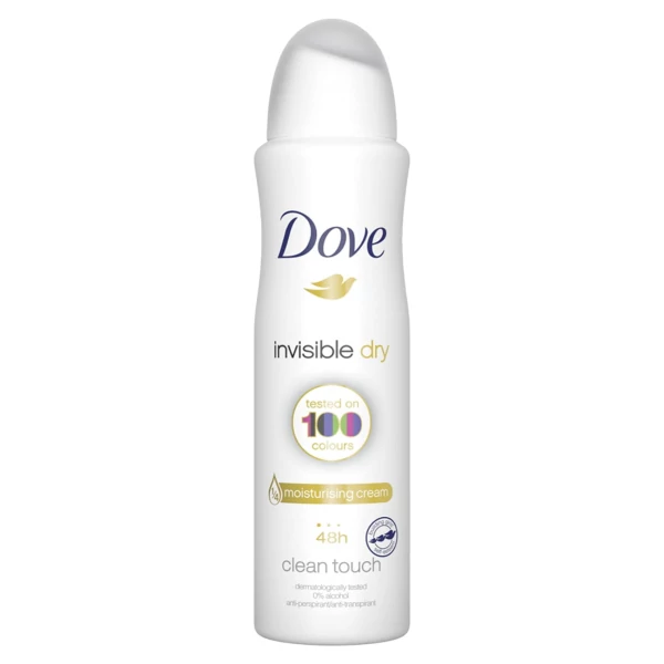 Антиперспирант-спрей Dove Invisible Dry Clean Touch для женщин 150 мл ЕС