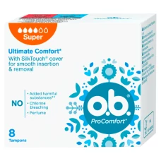 Тампоны O.B ProComfort Super 8 шт ЕС