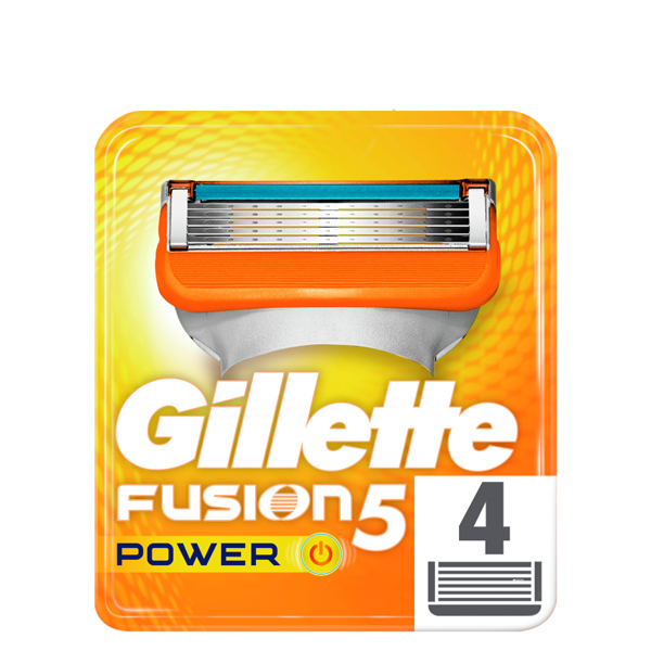 Gillette Fusion Power лезвия (сменные кассеты) 4 шт.