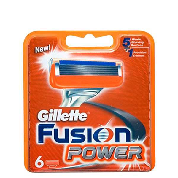 Gillette Fusion Power лезвия (сменные кассеты) 6 шт.