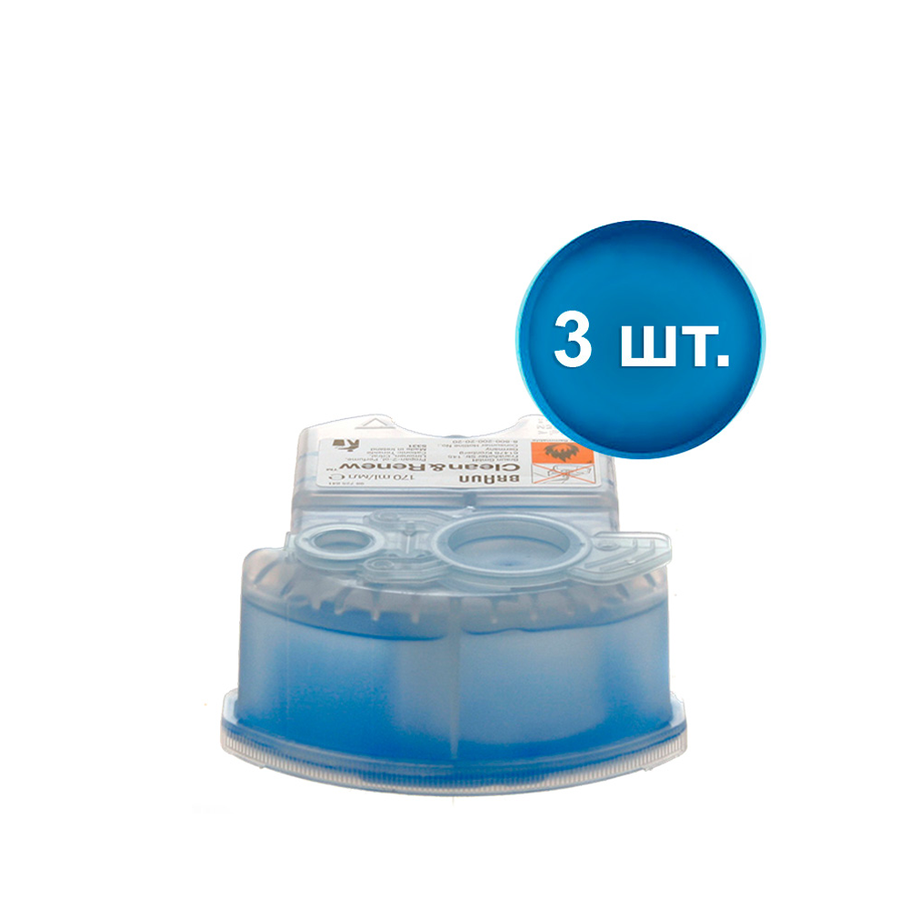 Картридж Braun CCR Clean & Renew (3 шт.) жидкость для чистки электробритв