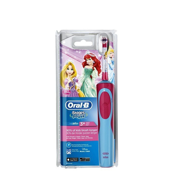 Зубная щетка Oral-B D12.513.K Stages Power "Princess" детская