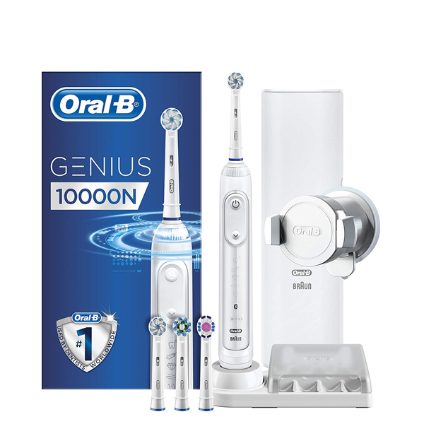 Зубная щетка Oral-B Genius 10000N White с функцией Gum Guard Technologie